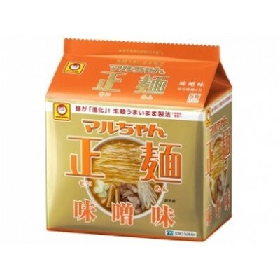 東洋水産　マルちゃん正麺　味噌味　5食入×6個のサムネイル