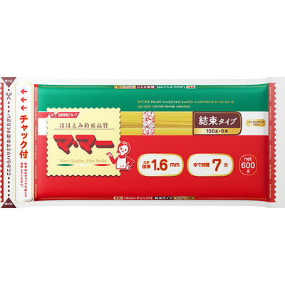 【全商品ポイント3倍 5/20(火)0:00〜23:59】マ・マー チャック付結束スパゲティ 1.6mm 600g ×20個