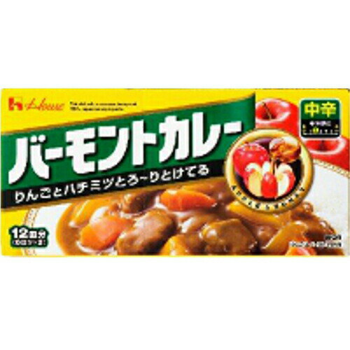 ハウス食品 バーモントカレー　中辛230g×30個