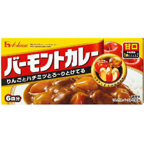 ハウス食品 バーモントカレー　甘口115g×30個 1