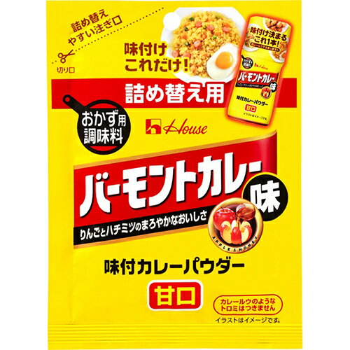 ハウス　味付カレーパウダー　バーモントカレー味　袋入り　45g×10個