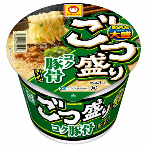 【全商品ポイント5倍 3/21(金)20:00〜3/27(木)1:59】東洋水産 ごつ盛り コク豚骨ラーメン(115g)×12個