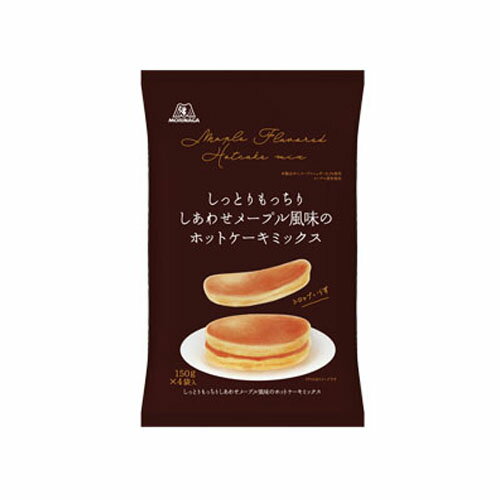 森永　しっとりもっちりホットケーキミックス 600g (150g × 4袋) × 14個 × 2ケース / 製菓材料 / パンケーキ / 朝食 / おやつ / MORINAGA