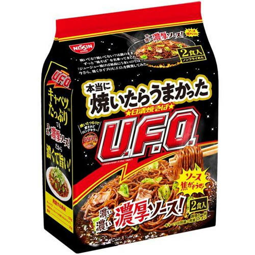 本当に焼いたらうまかった 日清焼そばU.F.O. 2食×9個 (1箱)