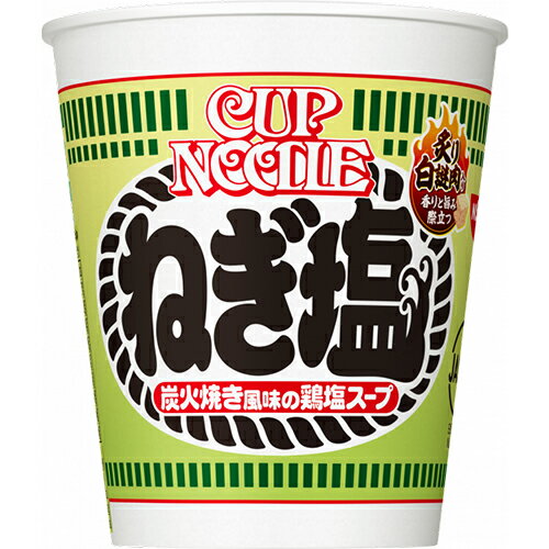 日清 カップヌードル ねぎ塩 炭火焼風味の鶏塩スープ（76g）×20個 炙り白謎肉入り 即席麺