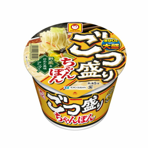 [ 商品説明 ] 魚介の旨みと野菜の甘みが引き立つまろやかスープに、もっちりとした太麺がマッチする大盛ちゃんぽん。 [ 原材料 ] 油揚げめん(小麦粉(国内製造)、植物油脂、でん粉、食塩、卵白)、添付調味料(ポークエキス、植物油、食塩、粉末...