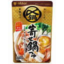 ミツカン 〆まで美味しい 寄せ鍋つゆ ストレート 750g×12個 鍋つゆ/調味料/鍋調味料/なべ調味料/なべ/鍋/つゆ