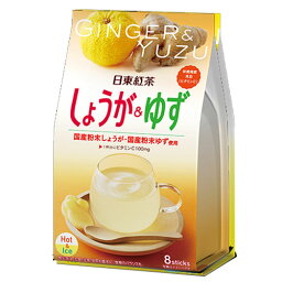 日東紅茶　しょうが＆ゆず（9.8g×8本）×6個×2セット