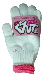 女性用軍手　5双組　レディース軍手　小さめのサムネイル