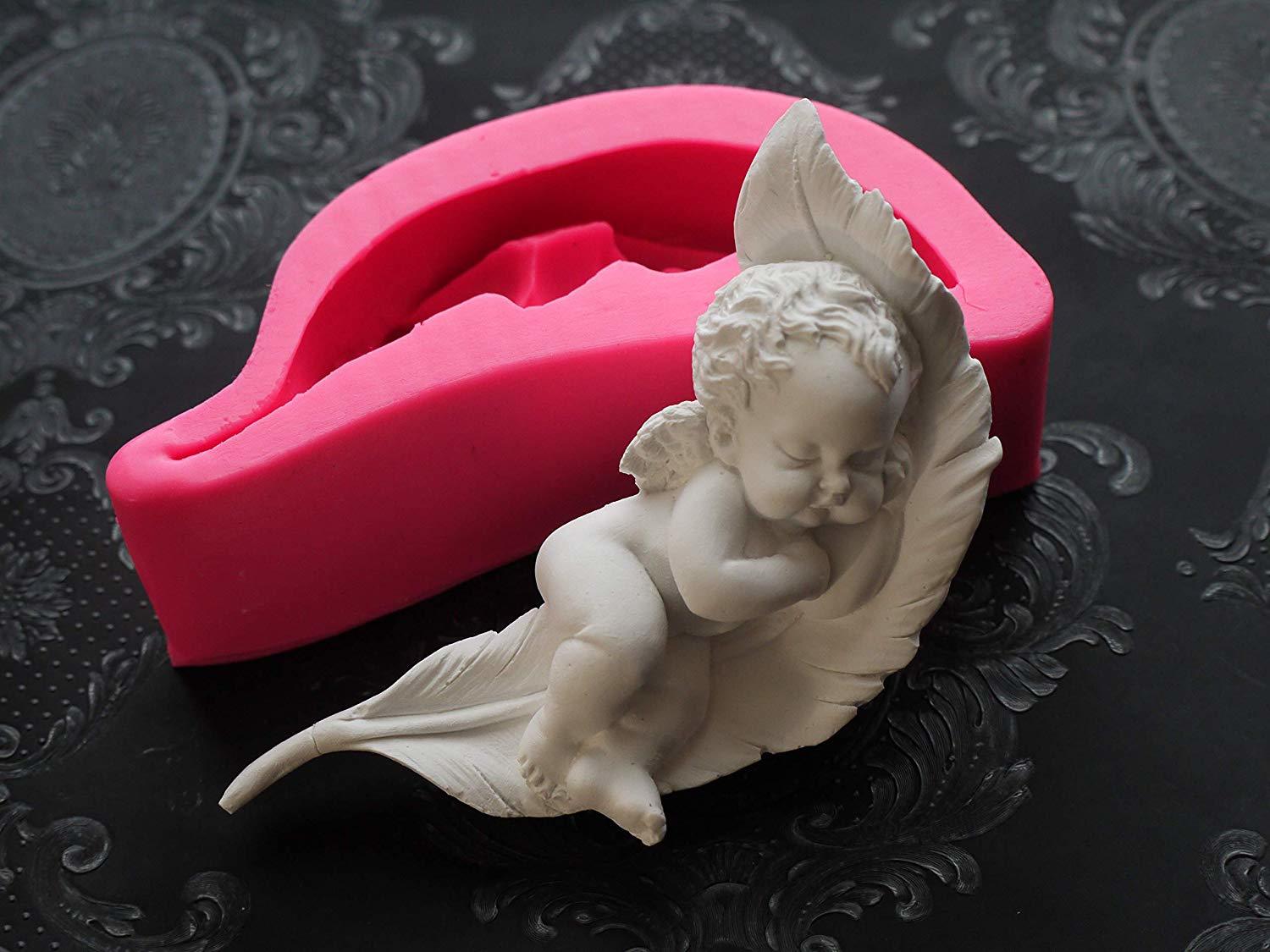 赤ちゃん リーフ 天使 葉っぱ シリコンモールド レジン アロマストーン 手作り 石鹸 キャンドル 樹脂 粘土 オルゴナイト 型 抜き型格安通販　バレンタイン　人気　ランキング