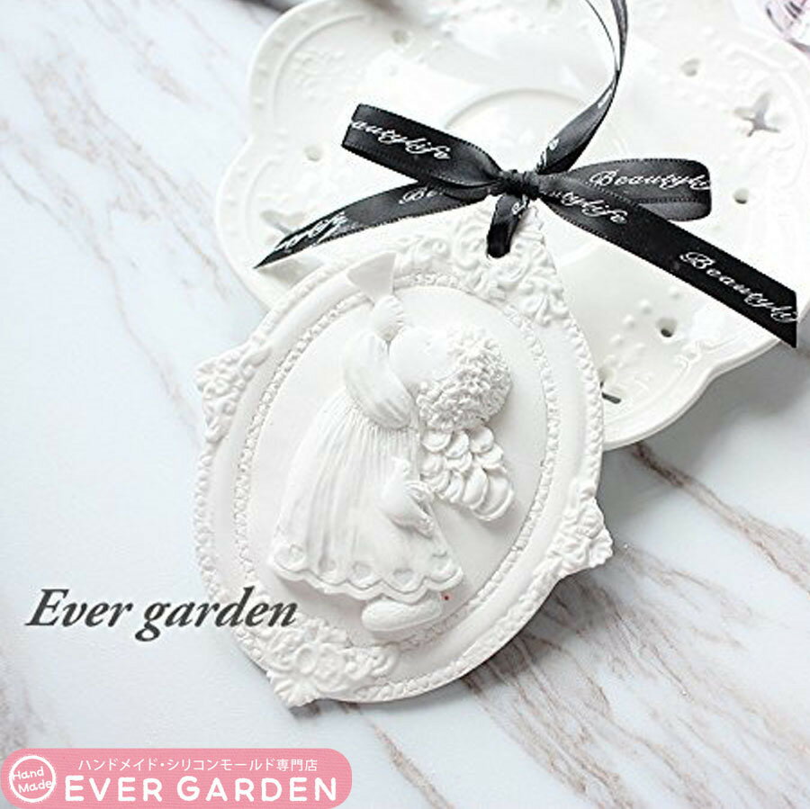 天使 穴あき フレーム 彫刻 シリコンモールド レジン アロマストーン 手作り 石鹸 キャンドル 樹脂 粘..