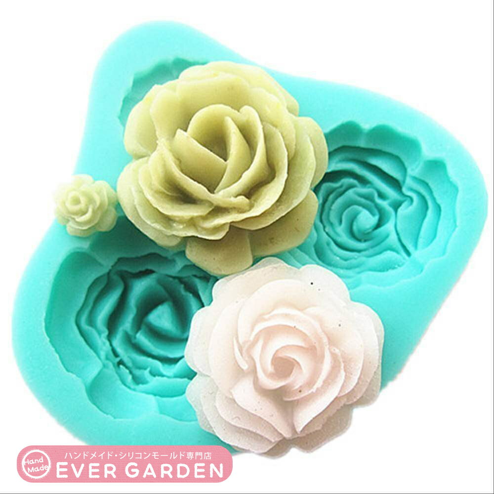 薔薇 バラ シリコンモールド レジン