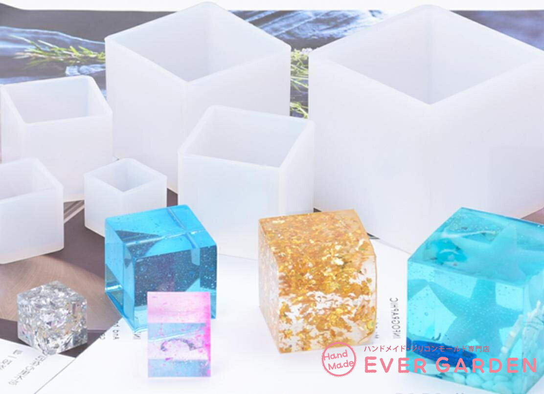 正方形 6個セット レジン シリコンモールド ネックレス アクセサリー パーツ 作成 UVレジン エポキシ樹脂 樹脂粘土 オルゴナイト 型 抜き型 キット 道具格安通販　バレンタイン　人気　ランキング