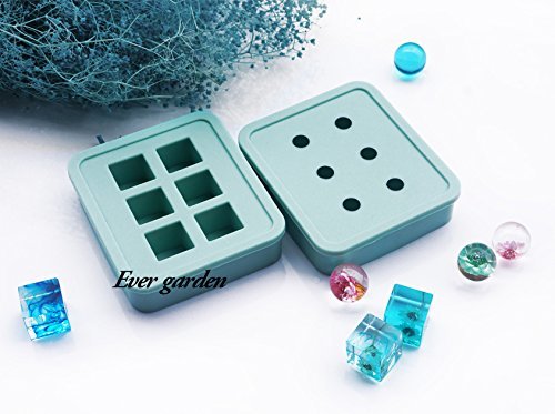 レジン シリコン型 球体 正方形 セット 2個 キューブ シリコンモールド レジン ネックレス ペンダント イヤリング アクセサリー パーツ 作成 シリコン モールド 抜き型 キット 道具 【オススメ】 ク格安通販　バレンタイン　人気　ランキング