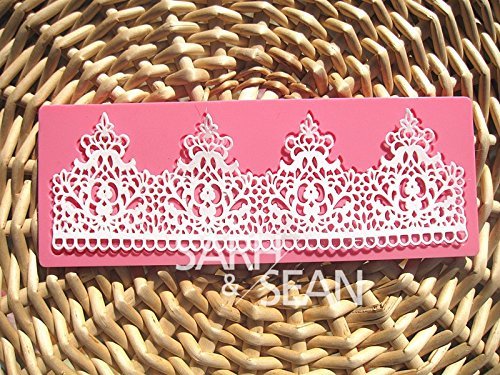 レースモールド 各種 シリコンモールド レジン シリコン型 抜き型 ハンドメイド 制作 【オススメ】 UVレジン ローソク 土台 手芸 オルゴナイト 型 シリコン 型 レジン 【シリコンモールド専門店】のサムネイル