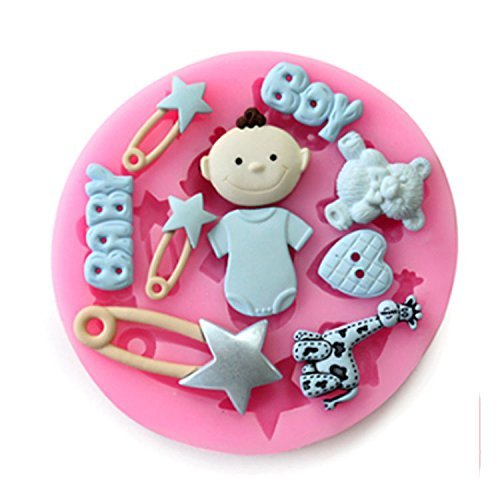 【1580→1280円】赤ちゃん 4枚セット クマ アルファベット ハート シリコンモールド...