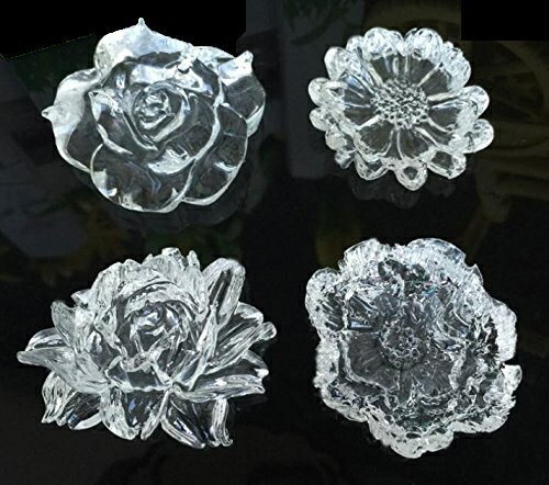 花 4個セット レジン バラ 薔薇 シリコンモールド ネックレス アクセサリー パーツ 作成 UVレジン エポキシ樹脂 樹脂粘土 型 抜き型 キット 道具格安通販　バレンタイン　人気　ランキング