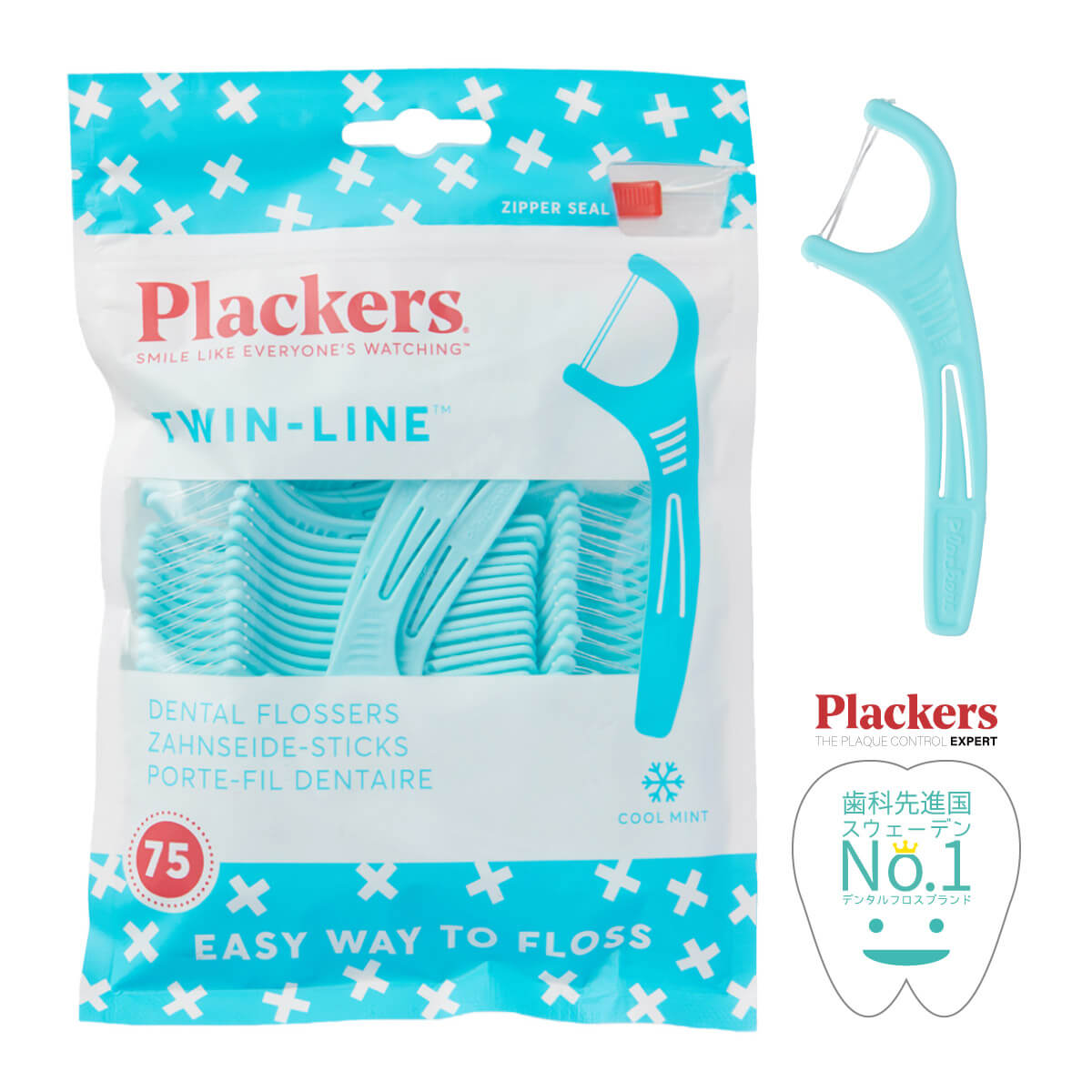 Plackers デンタルフロス