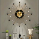 壁掛け時計 ルミナス・サンゴールド ウォールクロック／BLACK 78cm