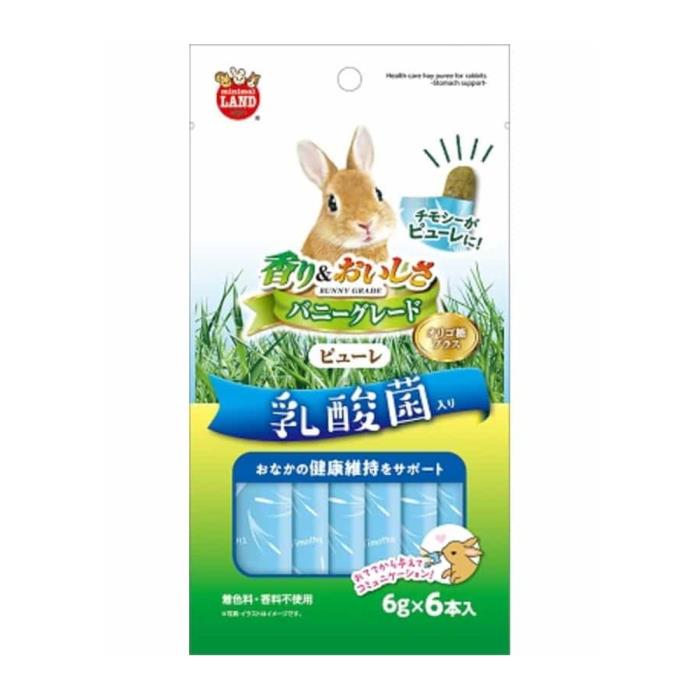 バニーグレードピューレ乳酸菌　6ホン チモシー ウサギ 藁 ウサギ エバーペット
