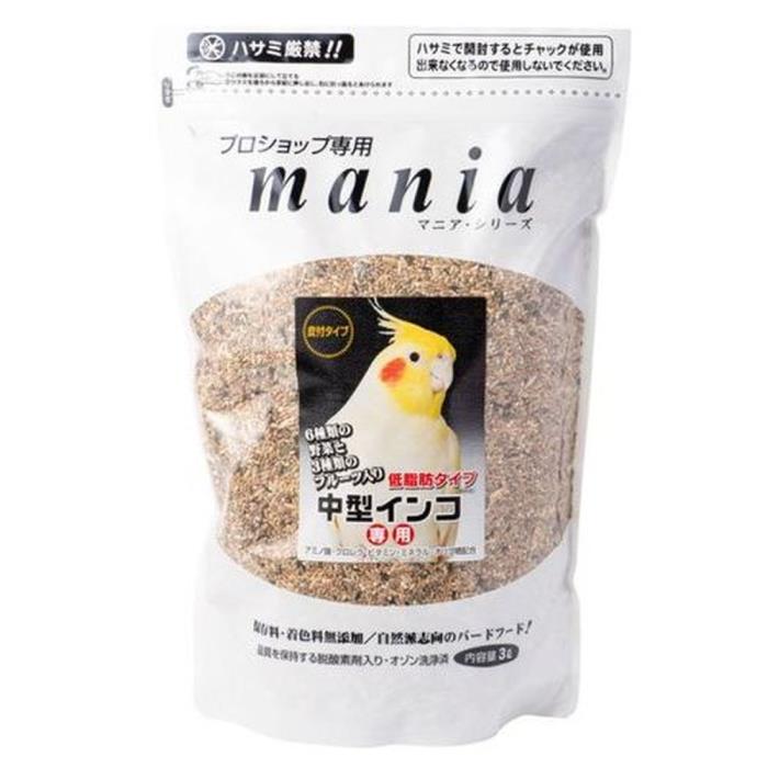 マニア　中型インコ　低脂肪タイプ　3L