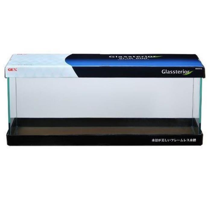 【商品説明】クリア感が高く、ガラスカットが美しいフレームレス水槽　【原材料】水槽・フタ：ガラス　フタ受けホルダー：PC　クッションマット：EVA