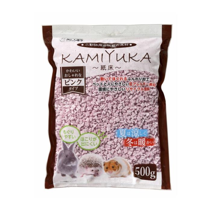 クリーンモフ　小動物用床材KAMIYUKA〜紙床〜　ピンク