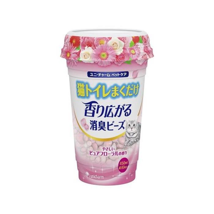 Other - 猫トイレまくだけ消臭ビーズやさしいピュアフローラルの香り　450ml