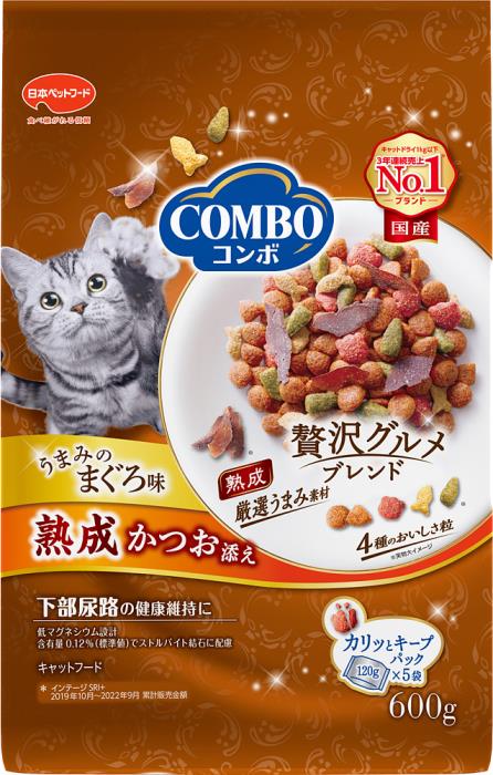 コンボキャットまぐろ味・熟成かつお添え　600g