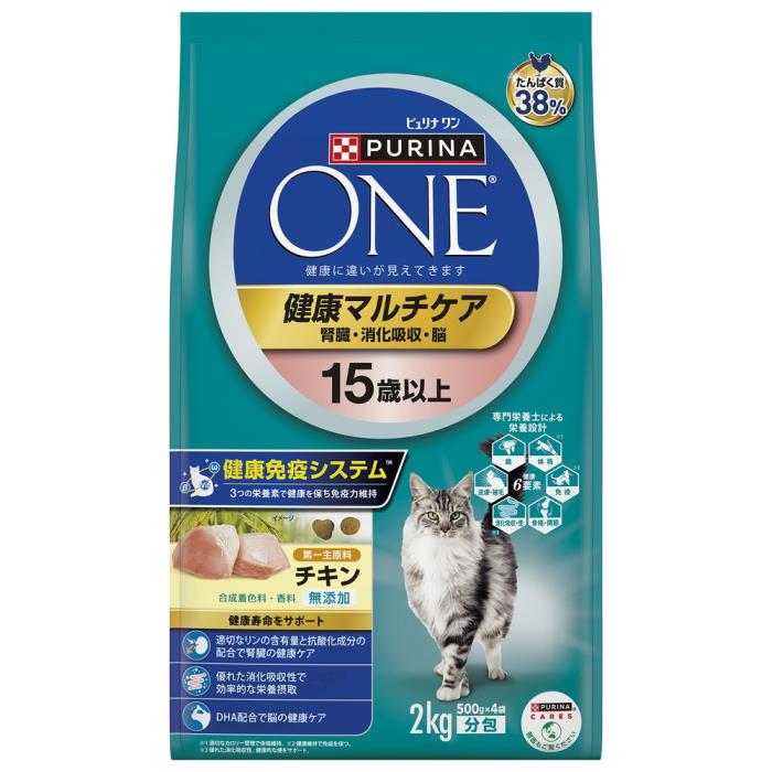 Rakuten - ピュリナワン　キャット　健康マルチケア15歳以上チキン　2kg