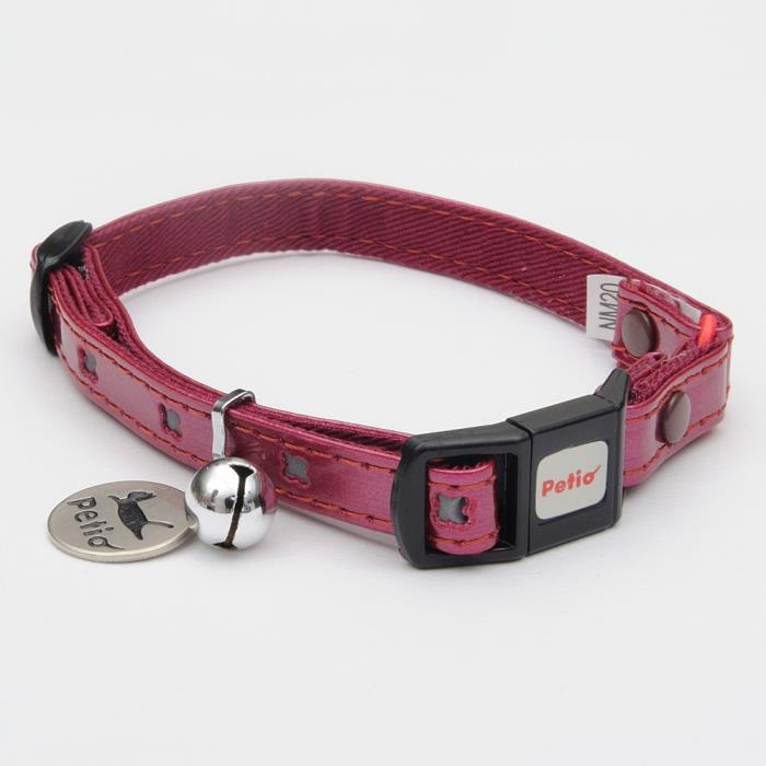 CAT　COLLAR　クロスレザーカラー　レッド　RD