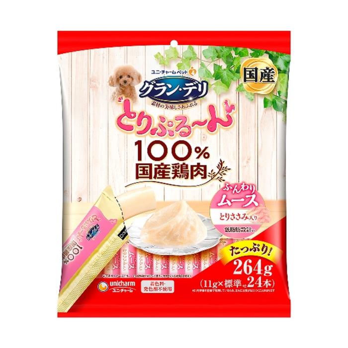 Rakuten - グラン・デリ　とりぷるーん　ムース　とりささみ　11g×24本