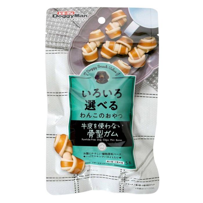 ドギースナックバリュー 牛皮を使わない骨型ガム 5本