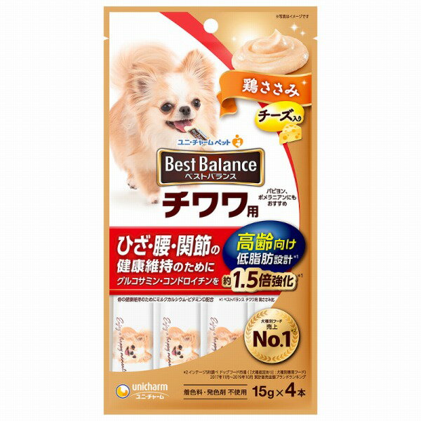 Rakuten - ベストバランスおやつ チワワ用 高齢向け 鶏ささみ 15gx4本