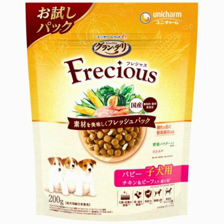Rakuten - Gran Deli Frecious パピー子犬用 チキン&ビーフ入り 200g