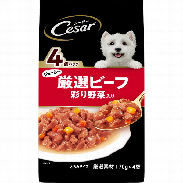 Mature Dog - マースジャパンリミテッド CPM9　ビーフ野菜　70g×4袋