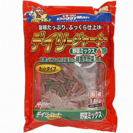 Rakuten - ドギーマン デイリージャーキー 野菜ミックス カットタイプ 1.6kg