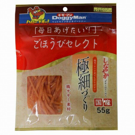 ごほうびセレクト しなやかササミほそーめん 55g