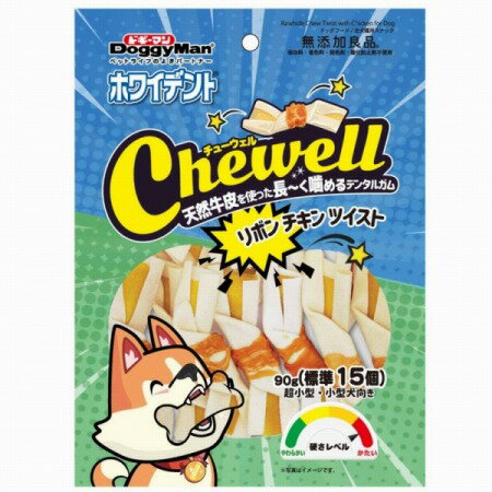 Rakuten - ドギーマン ホワイデント Chewell リボンチキンツイスト(90g)