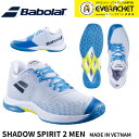 【新製品予約】【LINE追加で5%OFFクーポン配布中】バボラ BABOLAT バドミントンシューズ SHADOW SPIRIT 2 M 3A0F25C641 バドミントン