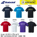 【LINE追加で5%OFFクーポン配布中】バボラ ウエア ウェア ショートスリーブシャツ Tシャツ CLUB SHORT SLEEVE SHIRT BUP4511C バドミントン・テニス