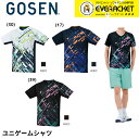 【LINE追加で5%OFFクーポン配布中】【最短出荷】ゴーセン GOSEN ウエア ウェア ユニゲームシャツ T2520 バドミントン・テニス・ソフトテニス