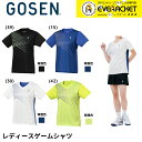 【LINE追加で5%OFFクーポン配布中】【最短出荷】ゴーセン GOSEN ウエア ウェア レディースゲームシャツ T2531 バドミントン・テニス・ソフトテニ...