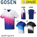 【LINE追加で5%OFFクーポン配布中】ゴーセン GOSEN ウエア ウェア ゲームシャツ T2540 バドミントン・テニス・ソフトテニス 2025FW