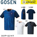 【LINE追加で5%OFFクーポン配布中】【最短出荷】ゴーセン GOSEN ウエア ウェア ゲームシャツ T2552 バドミントン・テニス・ソフトテニス 2025FW