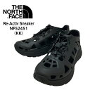 ザ ノースフェイス THE NORTH FACE サンダル Re-Activ Sneaker リアクティブ スニーカー メンズ ロゴ クロッグ NF52451 KK TNFブラック BLACK 軽量 快適 アウトドア キャンプ レジャー 海 川 プール ウォーターアクティビティ