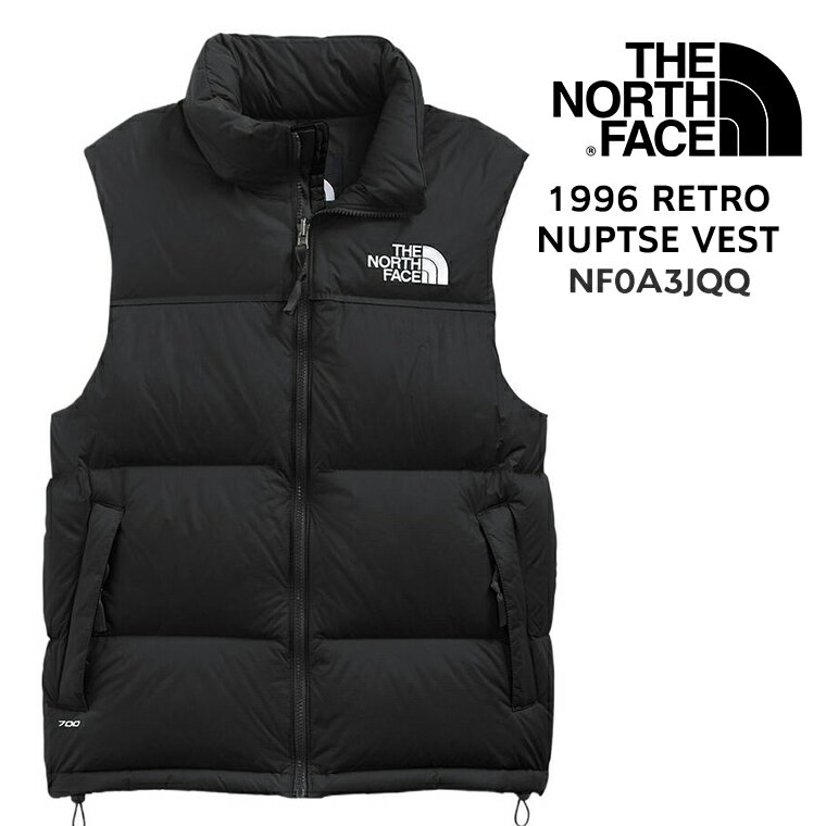 【5％OFFクーポン】 ザ ノースフェイス THE NORTH FACE ベスト 1996 RETRO NUPTSE VEST 1996 レトロ ヌプシ メンズ ロゴ NF0A3JQQ LE4 RECYCLED TNF BLACK ブラック 黒 グースダウン 700フィルパワー ダウンベスト アウター アウトドア キャンプ 定番