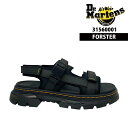 Dr.martens ドクターマーチン サンダル メンズ FORSTER フォースター イエローステッチ エアウェア 31560001 BLACK ブラック 黒...