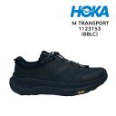 【5％OFFクーポン】 ホカ オネオネ HOKA ONE ONE スニーカー 1123153 M TRANSPORT トランスポート メンズ BBLC BLACK ブラック 黒 ハイキング アウトドア スポーツ ライフスタイル クッション サステナブル 人気 モデル 履きやすい あす楽対応 送料無料