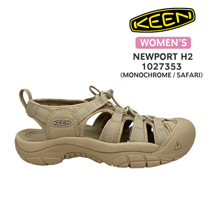 L[ KEEN T_ fB[X 1027353 WOMEN'S NEWPORT H2 SANDAL EBY j[|[g H2 MONOCHROME / SAFARI mN[ / Tt@ x[W X|[cT_ X|T AEghA Lv p RۖhL  lC f